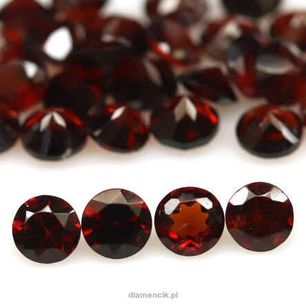 Granat fasetowany 3,1 mm 35 szt.