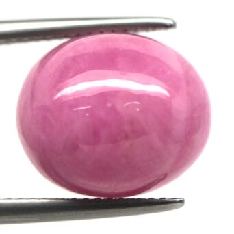 Rubin kaboszon owal 14x12 mm