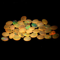 Opal multicolor 6x4 mm 41 szt.