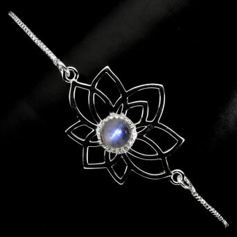 Bransoletka z kamieniem księżycowym