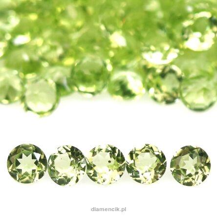 Perydot oliwin fasetowany 2,3 mm 109 szt.