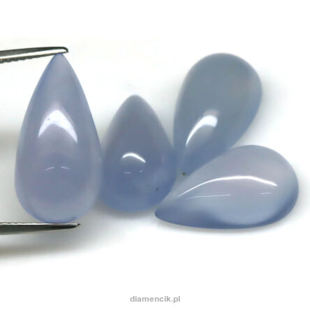 Chalcedon lawendowy 4 szt.