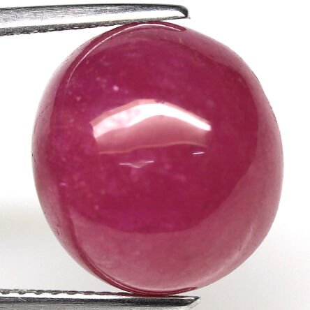 Rubin kaboszon owal 14x13 mm