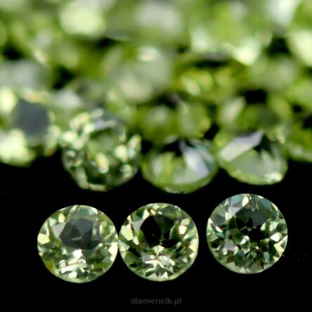 Perydot oliwin fasetowany 2,3 mm 83 szt.