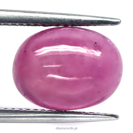 Rubin kaboszon owal 13x10 mm