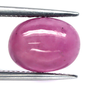 Rubin kaboszon owal 13x10 mm