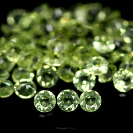 Perydot oliwin fasetowany 2,5 mm 58 szt.
