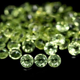 Perydot oliwin fasetowany 2,5 mm 58 szt.