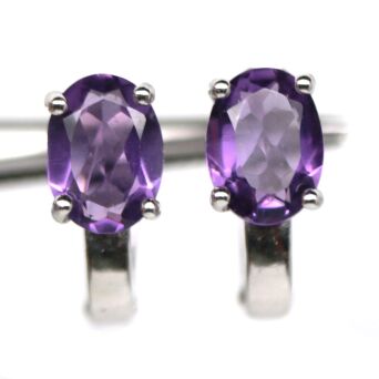 Kolczyki z ametystami