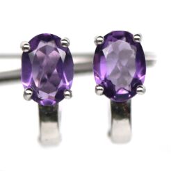 Kolczyki z ametystami