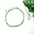 Bransoletka z zielonych awenturynów - 4