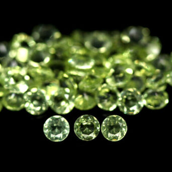 Perydot oliwin fasetowany 2,5 mm 57 szt.