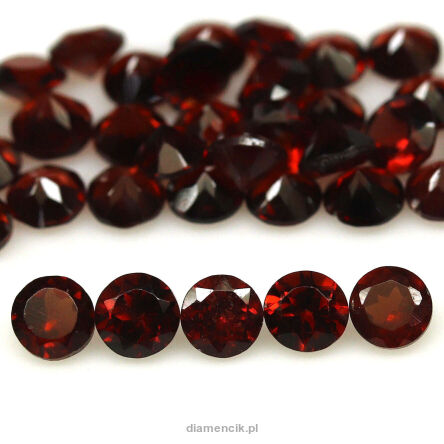 Granat fasetowany 3 - 2,9 mm 36 szt.