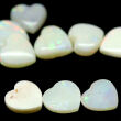 Opal multicolor serce 6 mm 9 szt. - 3