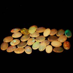 Opal multicolor 6x4 mm 30 szt.