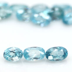 Cyrkon fasetowany 6x4 mm 15 szt.