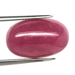 Rubin kaboszon owal 17x11 mm