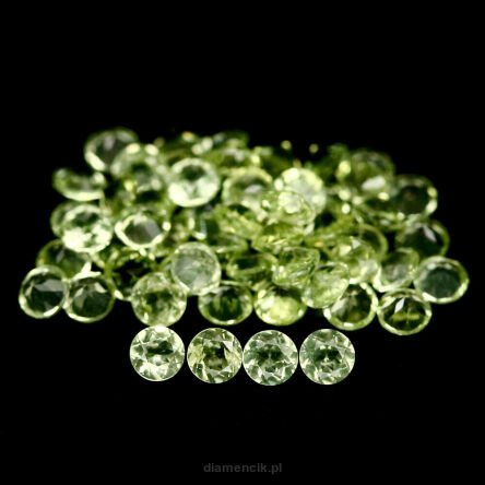 Perydot oliwin fasetowany 2,5 mm 56 szt.